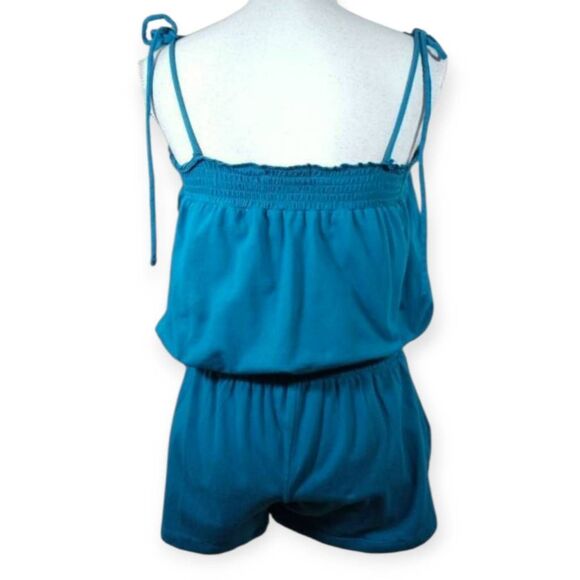 ZENANA OUTFITTERS BLUE ROMPER SZ.L EUC - Picture 4 of 6